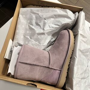 UGG kids purple boots